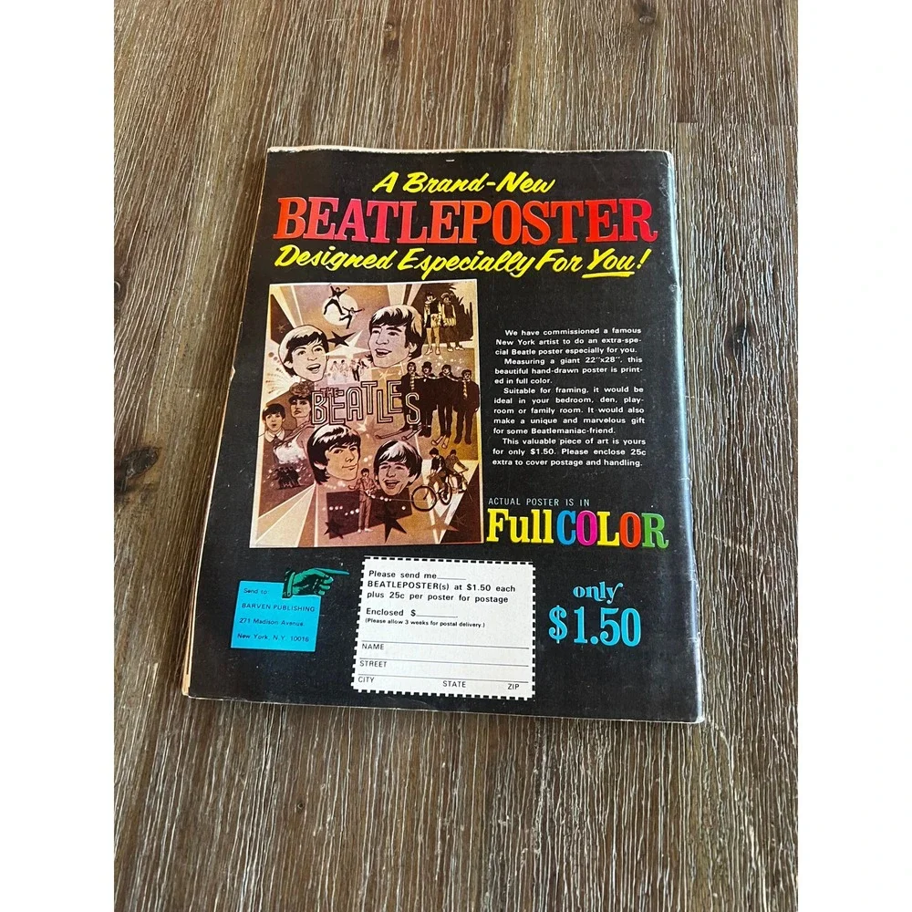 Vintage The Beatles 10th Anniversary Collector's Treasure Magazine 1963-1973